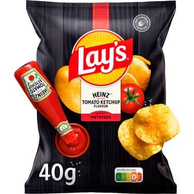 LAY S CHIPS HEINZ TOMATO KETCHUP 40GR